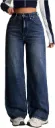 VIROX Women Loose Fit High Rise Blue Jeans