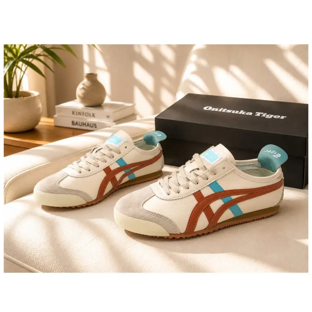 Onitsuka Tiger white unisex  sneaker  thirft shoes (6)