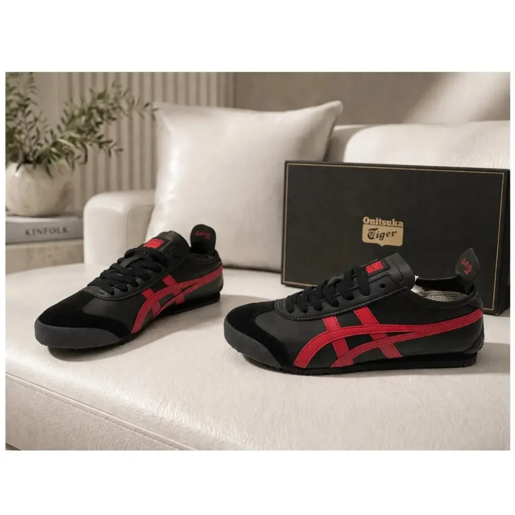 ONITSUKA TIGER BLACK UNISEX THRIFT SNEAKER (6)