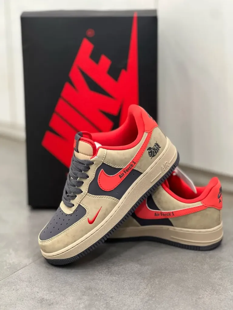 Nike Air Force 1 Inferno Red THRIFT SNEAKER (6)