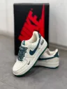 NIKE AIR FORCE LOW [GREEN/ TEAL] VARIANT THIRFT SNEAKER