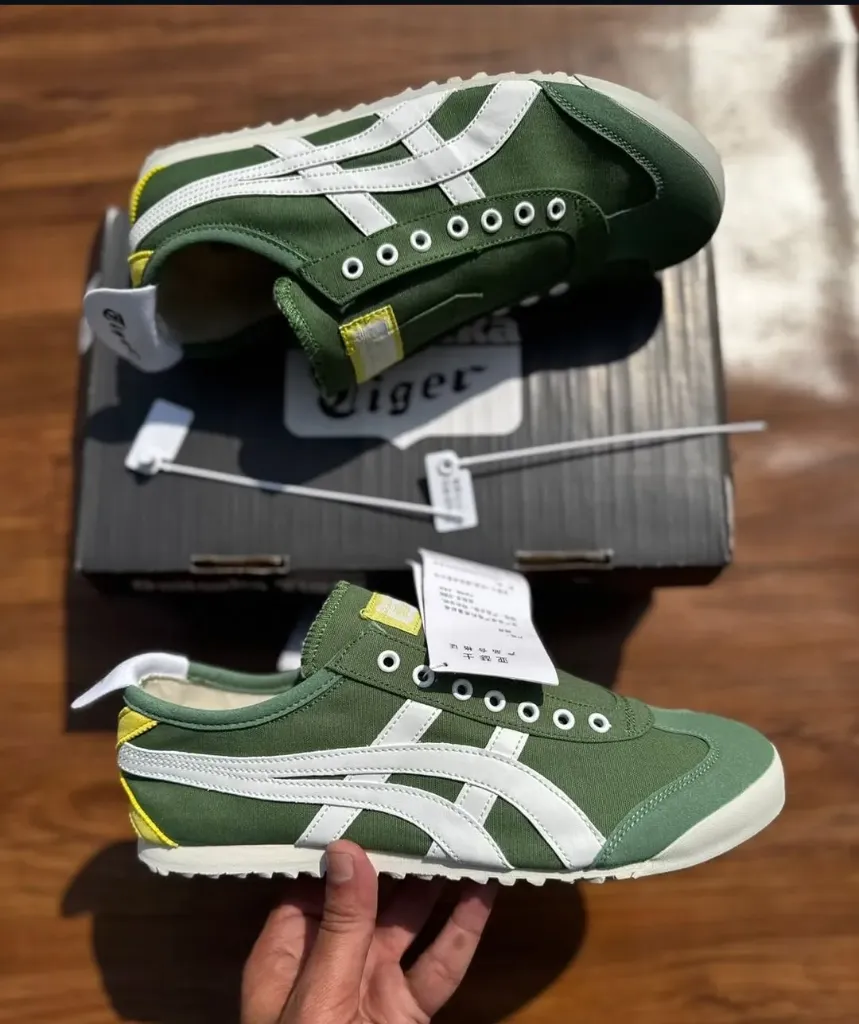 ONITSUKA TIGER FOREST GREEN STREET UNISEX THIRFT SNEAKER