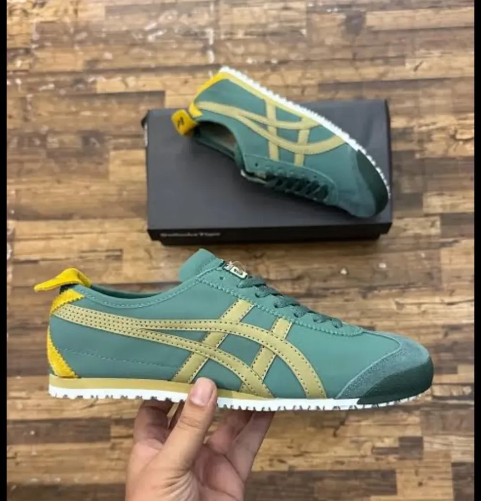 ONITSUKA TIGER GREEN SHADOW THRIFT SNEAKER