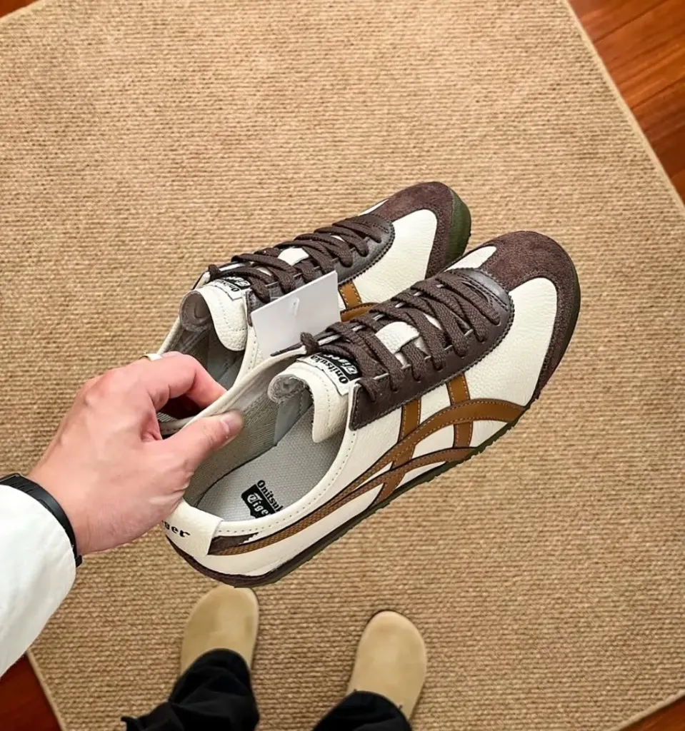 ONITSUKA TIGER CREAM ESPRESSO UNISEX THRIFT SNEAKER